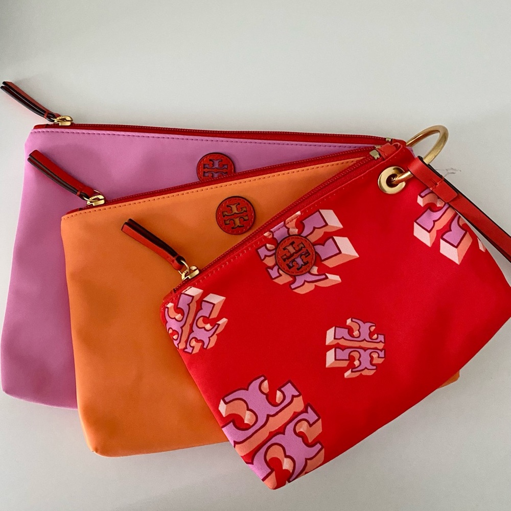 Tory Burch Trio Nylon Printed Packable Bags